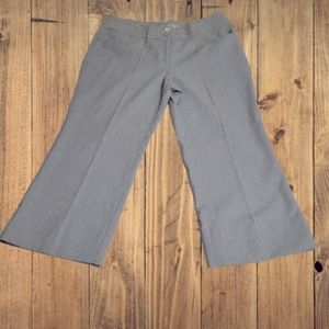 J.Jill striped wide leg cotton pants. Genuine fit below waist